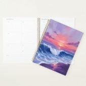 Cotton Candy Cove | Pink Ocean Watercolor Painted Planner (Display)