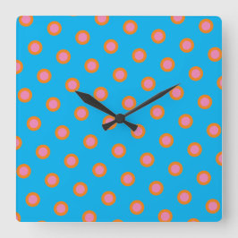 "Cotton Candy" gekleurde wandklok