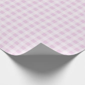 Cotton Candy Gingham Wrapping Paper Cadeaupapier (Hoek)