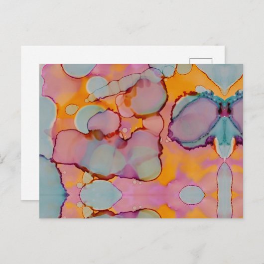 Cotton Candy Mirage Briefkaart (Voorkant / Achterkant)