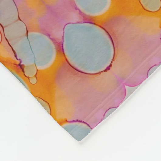 Cotton Candy Mirage Fleece Deken (Hoek)