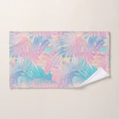 Cotton Candy Monstera Palm Jungle 1 Bad Handdoek (Handdoek)