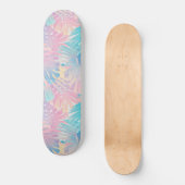 Cotton Candy Monstera Palm Jungle 1 Persoonlijk Skateboard (Voorkant)