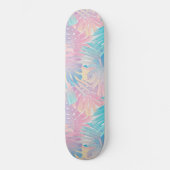Cotton Candy Monstera Palm Jungle 1 Persoonlijk Skateboard (Voorkant)