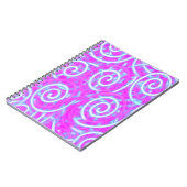 Cotton Candy Swirl Notebook – Pastel Aesthetic Notitieboek (Linkerzijde)