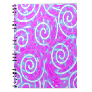 Cotton Candy Swirl Notebook – Pastel Aesthetic Notitieboek