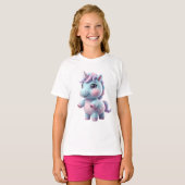 Cotton Candy Unicorn T-shirt (Voorkant volledig)