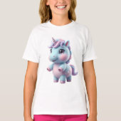 Cotton Candy Unicorn T-shirt (Voorkant)