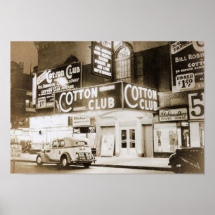 Cotton Club, New York City Oud Poster