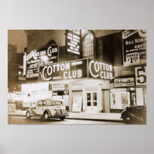 Cotton Club, New York City  Poster (Voorkant)