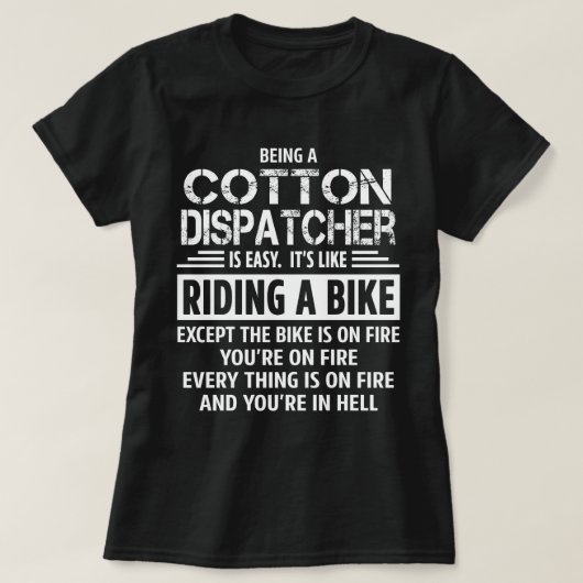 Cotton Dispatcher T-shirt (Design voorkant)