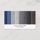 Cotton Fabric, Dry Cleaners, Cleaning Service Visitekaartje (Voorkant)