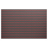 Cotton Fabric Red and Black Diamond Pattern Stof (Fat Quarter)