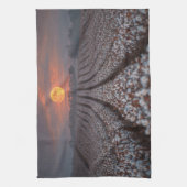 Cotton Field Harvest Moon - Farmhouse Decor Theedoek (Verticaal)