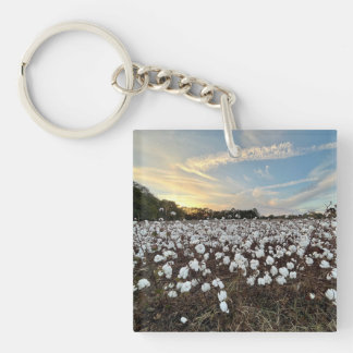 Cotton Fields Acryl Sleutelhanger