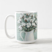 Cotton Flowers Farmhouse Rustic Coffee Mug Koffiemok (Links)