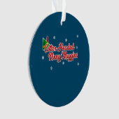 Cotton Headed Ninny Muggins Funny Elf Kerstmis Ornament (voorkant)