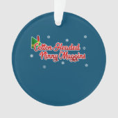 Cotton Headed Ninny Muggins Funny Elf Kerstmis Ornament (voorkant)