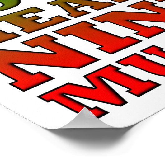 Cotton Headed Ninny Muggins Funny Poster (Hoek)