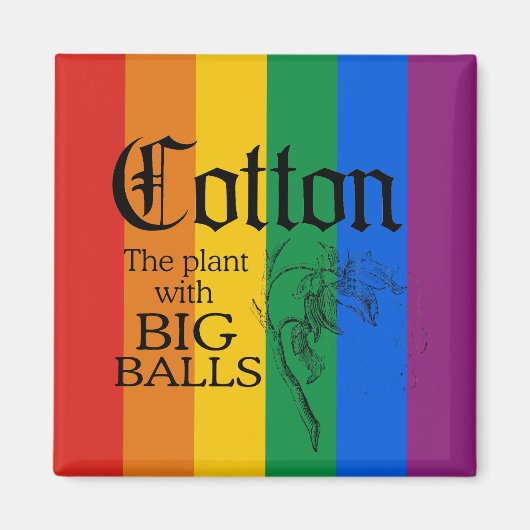 COTTON: HET PLANT MET GROTE BALLEN MAGNEET (Voorkant)