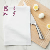 Cotton Kitchen Towel ~ Aanpasbaar Amerikaans MOJO Theedoek (Quarter Fold)