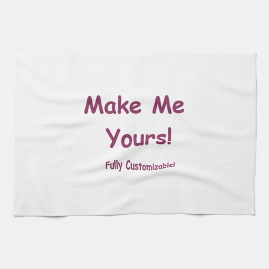 Cotton Kitchen Towel ~ Aanpasbaar Amerikaans MOJO Theedoek (Horizontaal)