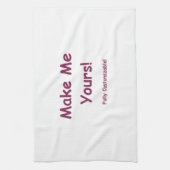 Cotton Kitchen Towel ~ Aanpasbaar Amerikaans MOJO Theedoek (Verticaal)