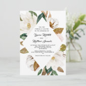 Cotton & Magnolia Weddenschap Kaart (Staand voorkant)