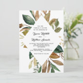 Cotton & Magnolia Weddenschap Kaart (Staand voorkant)