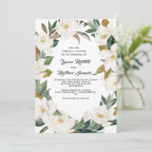 Cotton & Magnolia Weddenschap Kaart (Staand voorkant)