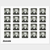 Cotton Mather Vierkante Sticker (Vel)