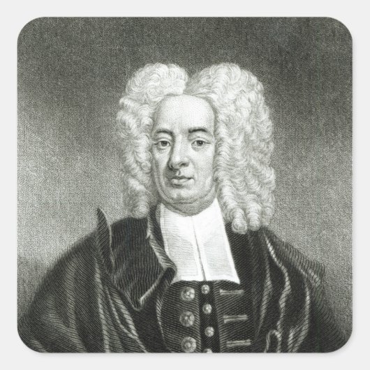 Cotton Mather Vierkante Sticker (Voorkant)