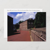 Cotton Mill op New Lanark Briefkaart (Voorkant / Achterkant)