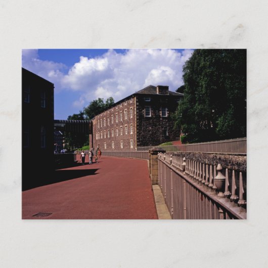 Cotton Mill op New Lanark Briefkaart (Voorkant)