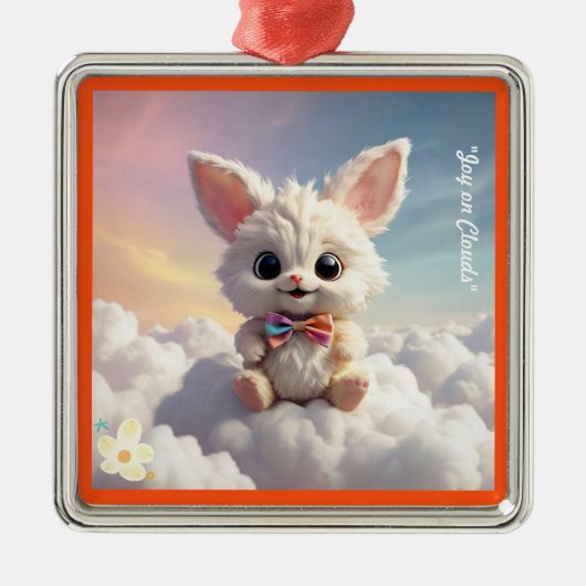 "Cotton Rider" Metalen Ornament (Voorkant)