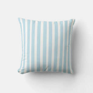 Cotton Sierkussen Striped Stripes Wit Blauw