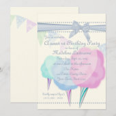 Cotton Snoep Fair Verjaardag Kaart (Voorkant / Achterkant)