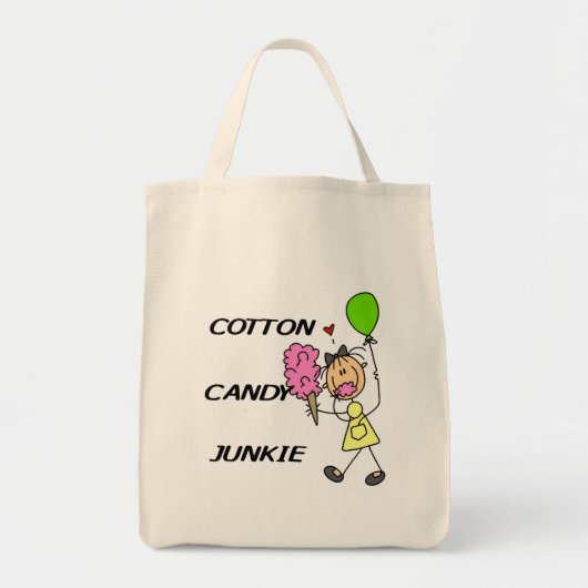 Cotton Snoep Junkie Tote Bag (Voorkant)