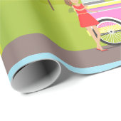 Cotton Snoep Street Food Cadeaupapier (Rol Hoek)