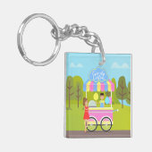 Cotton Snoep Street Food Sleutelhanger (Voorkant Links)