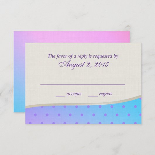 Cotton Snoep Sweet RSVP (Voorkant / Achterkant)