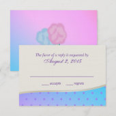 Cotton Snoep Sweet RSVP Kaartje (Voorkant / Achterkant)