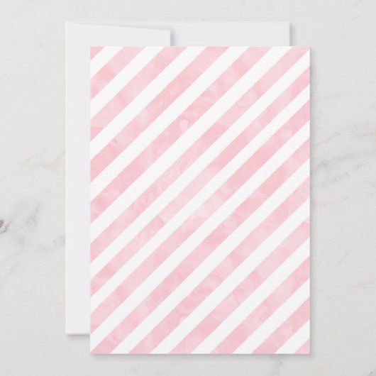 Cotton Snoep Sweet Verjaardagsfeestuitnodiging Kaart (Achterkant)