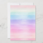 Cotton Snoep Sweets Verjaardagsfeestuitnodiging Kaart (Achterkant)