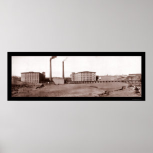 Cotton Spartanburg, SC Photo 1909 Poster