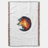 Cotton Throw Blanket Deken (Voorkant Verticaal)