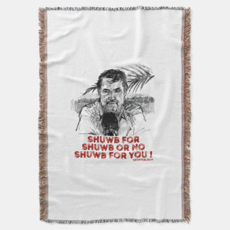 Cotton Throw "Shuwb 4 Shuwb" Deken