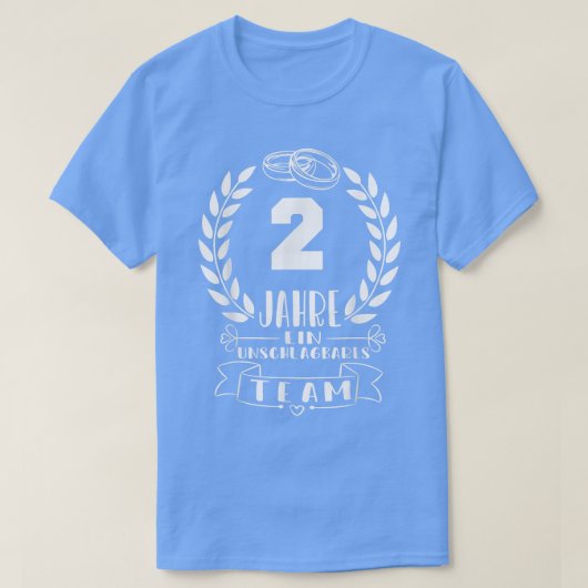 Cotton Wedding 2nd Wedding Anniversary Marriott Si T-shirt (Design voorkant)