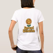 Cotton White Spread Sunshine T-shirt (Achterkant)