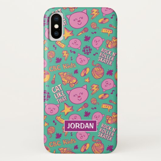 Cottonball Pattern Gepersonaliseerde telefoonhoes Case-Mate iPhone Case (Achterkant)